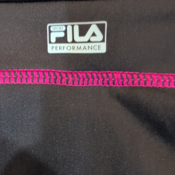Fila Womens Skort Large Black/Pink/Green Athletic Skirt Shorts Gym Tennis - Picture 7 of 8
